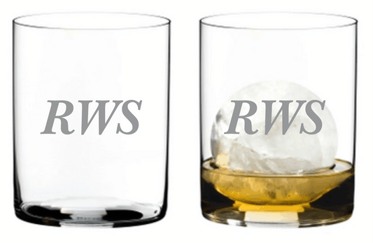 Riedel O Whiskey Glass - Personalized - Set of two