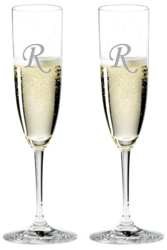 Riedel Vinum Champagne Flute - Personalized - Set of two