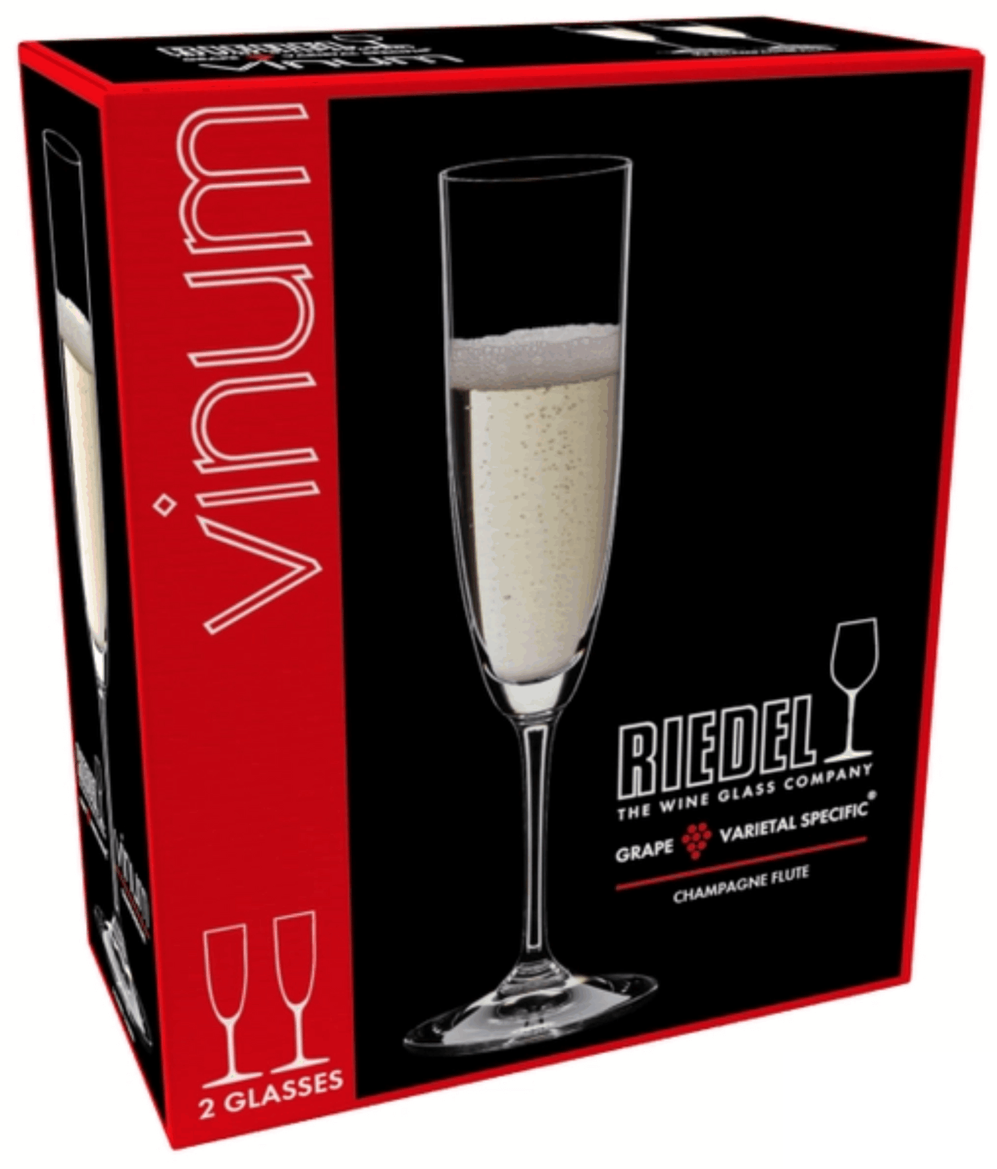 Riedel Vinum Champagne Flute - Personalized - Set of two